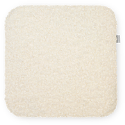 Jul vierkant zitkussen teddy gebroken wit - extra dik