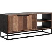 DTP Home TV stand Cosmo No.2 small, 2 doors, 2 open racks,55x125x40 cm...