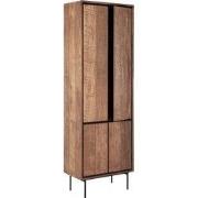 DTP Home Cupboard Metropole high, 4 doors,210x70x40 cm, recycled teakw...