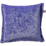 LEWIS - Kussenhoes 45x45 cm - fluweel - met sierrand - Very Peri - paa...