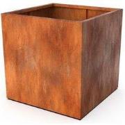 Plantenbak Artesa roestkleurig 140x140x80 cm