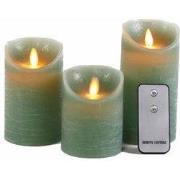 Ledkaars wax+vlam+ab s3 jade b/o