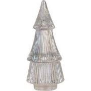 Clayre & Eef Glazen potje Kerstboom Transparant Glas