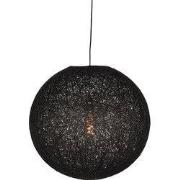 LABEL51 Hanglamp Twist - Zwart - Vlas - L