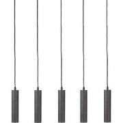 LABEL51 Hanglamp Ferroli - Zwart - Metaal - 5-lichts