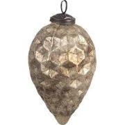 Clayre & Eef Kerstbal Goudkleurig Glas
