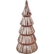 Clayre & Eef Kerstdecoratie met LED-verlichting Kerstboom Koperkleurig...