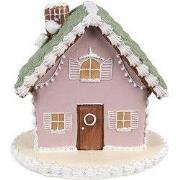 Clayre & Eef Gingerbread house Roze Katoen