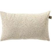 AUGUSTA - kussenhoes 30x50 cm - waterafstotend - Marshmallow - wit, be...