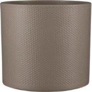 Mica Decorations Era Bloempot - 28x28x26 cm - Keramiek - Taupe
