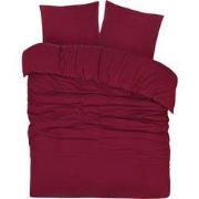 DoubleDry Dekbedovertrek Flanel 100% Zacht Katoen - Eenpersoons 140x20...