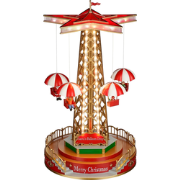 Christmas fairground attraction adapter included h44,5xd24,5cm