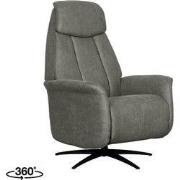LABEL51 Fauteuil Oslo - Taupe - Micro Suede - One Size