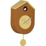 Karlsson - Wandklok Grato Cuckoo - Ochre yellow & soft yellow