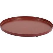 Present Time - Dienblad Servir Rond Small - Rode oker
