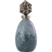 PTMD Deco Object Cherisee - 16x16x36 cm - Glas - Messing