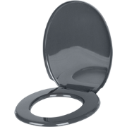 Nordix WC Bril - Antraciet - Toiletbril - Kunststof - met Deksel