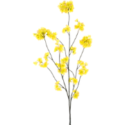 Prunus Malaga spray yellow/pink 126 cm kunstbloem