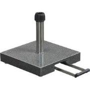 Einstein granieten parasolvoet - 40 kg - space grey