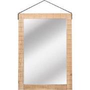 LABEL51 Spiegel - Naturel - Mangohout - 70x100 cm