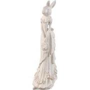 PTMD Deco Object Courtnay - 14x12x43 cm - Poly - Wit