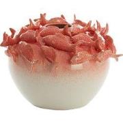 Light & Living - Vaas FISH - Ø40x27cm - Rood