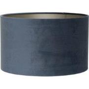 Light & Living - kap - Velours - blauw - textiel - Ø 40cm - E27 - 2240...