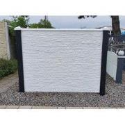 Berton Nostalgiemotief plaat smal wit/grijs 184 cm Tuindeco