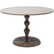 Salontafel Rond - Taupe Glans - 59x59x38,5cm - Carien