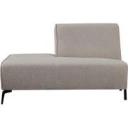 LABEL51 Bank Nero - Naturel - Boucle - Ottomane Links Voorstaand