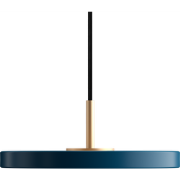 Asteria micro hanglamp petrol blue - met koordset - Ø 15 cm
