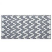 SIRSA - Outdoor kleed - Grijs - 90 x 180 cm - Polypropyleen