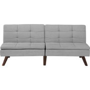 RONNE  - Slaapbank 3-zits - Lichtgrijs - Polyester