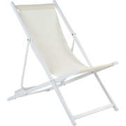 LOCRI  II - Strandstoel - Beige/Wit - Polyester