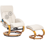 FORCE - Massagefauteuil - Lichtbeige - Kunstleer