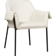 ARLA - Fauteuil - Lichtbeige - Polyester