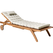 CESANA PREMIUM - Ligstoel - Taupe - Acaciahout