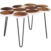 TIJUANA - Bijzettafel - Lichte houtkleur - Suarhout