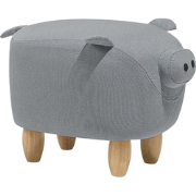 PIGGY - Hocker - Lichtgrijs - Polyester