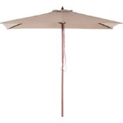 FLAMENCO - Parasol - Zandbeige - 195 cm - Polyester