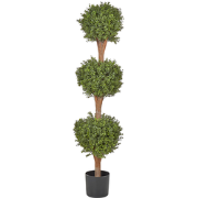 BUXUS BALL TREE - Kunstplant - Groen - 154 cm - Synthetisch