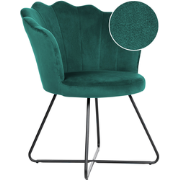 LOVELOCK - Fauteuil - Smaragdgroen - Fluweel