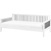 TRICOT - Eenpersoonsbed - Wit  - 90 x 200 cm - Rubberhout