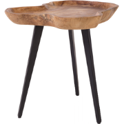 ELSA - Bijzettafel - Lichte houtkleur - Teakhout