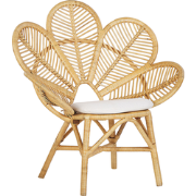 FLORENTINE - Fauteuil - Natuurlijk - Rotan