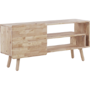 WESTFIELD  - TV-meubel - Lichtbruin - Rubberhout