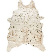 BOGONG  - Kunstleer vloerkleed - Lichtbeige - 150 x 200 cm - Polyester