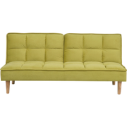 SILJAN  - Slaapbank 3-zits - Olijfgroen - Polyester