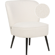 VOSS - Fauteuil - Gebroken wit - Bouclé