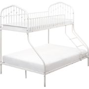 CHAMONIX - Stapelbed - Wit - 90/140 x 200 cm - Metaal